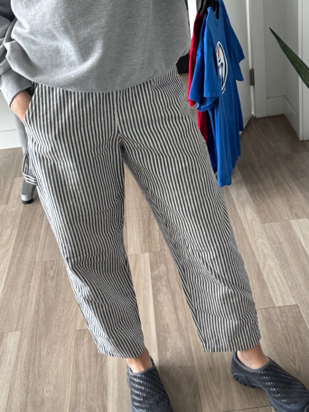 Jimi Collection - Striped Cotton Banks Pants